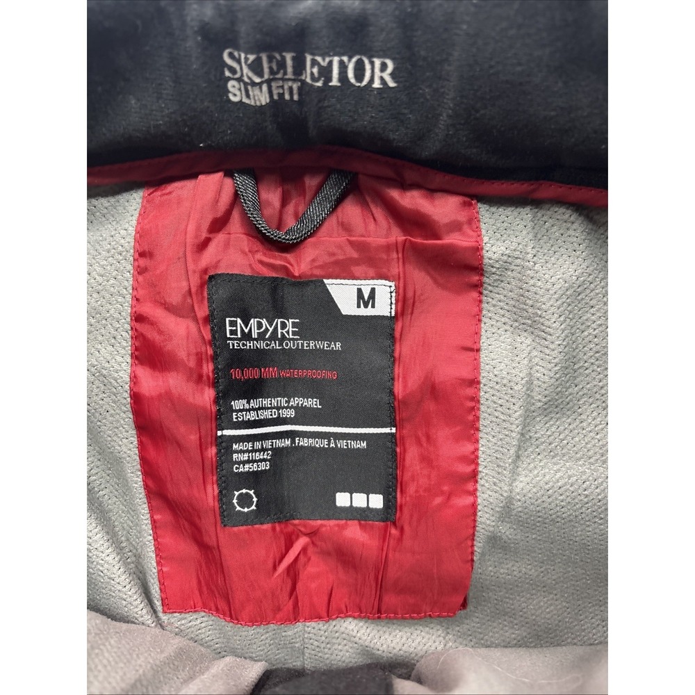 Empyre Snowboarding Pants Skeletor Slim Fit 10,000MM Waterproofing Medium - Picture 2 of 7